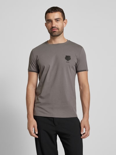 Antony Morato T-Shirt mit Motiv-Print Oliv 4