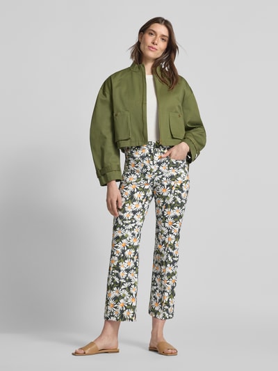 Weekend Max Mara Spodnie o kroju slim fit z nakładanymi, wpuszczanymi kieszeniami model ‘ARTEN’ Czarny 1