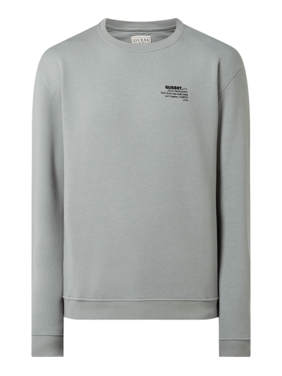 Guess Sweatshirt mit Logo-Stickerei  Schilf 2