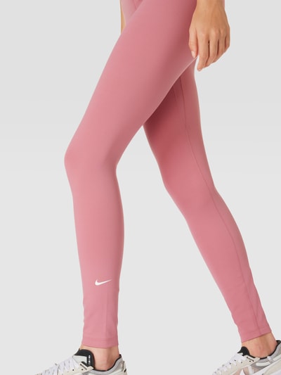 NIKE TRAINING Leggings mit Logo-Print Altrosa 3