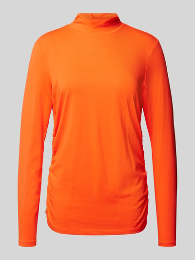 Oui Longsleeve mit Stehkragen Rot 1