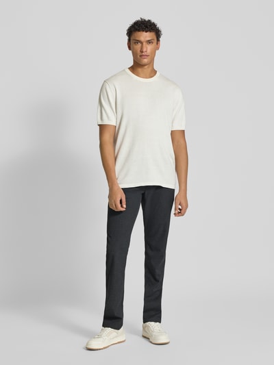 MCNEAL Straight Leg Hose mit Gesäßtaschen Dunkelgrau 1
