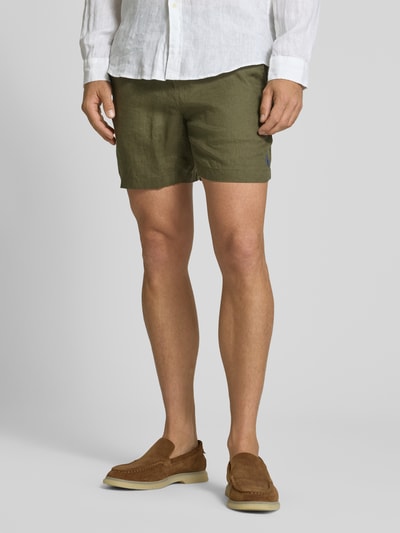 Polo Ralph Lauren Classic Fit Shorts mit Logo-Stitching Khaki 4