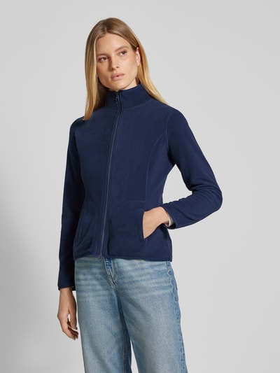 Christian Berg Woman Sweatjacke mit Stehkragen Dunkelblau 4