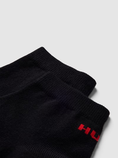 HUGO Socken mit Label-Print im 2er-Pack Modell 'SH' Black 2