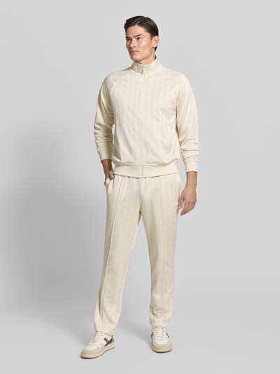 Lacoste Regular Fit Sweathose aus Baumwoll-Mix Sand Melange 1