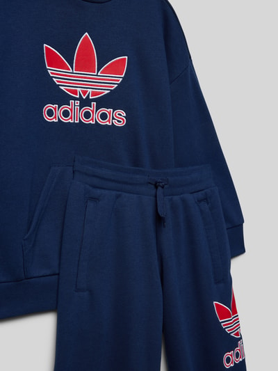 adidas Originals Sweatpak met labelstitching Donkerblauw - 2