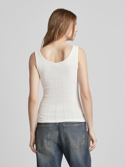 WEEKDAY Tanktop mit Rundhalsausschnitt Weiss 5