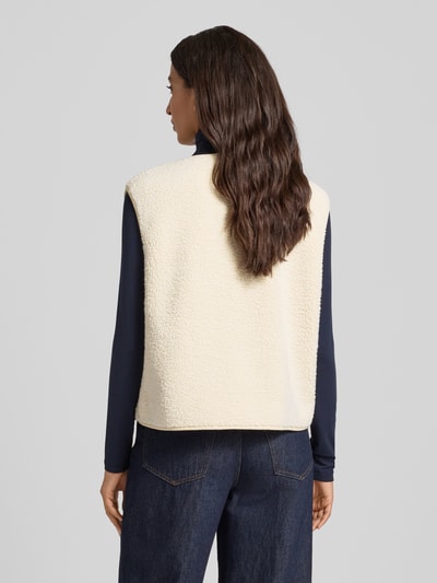 Jake*s Casual Weste aus Teddyfell mit Eingrifftaschen Ecru 5