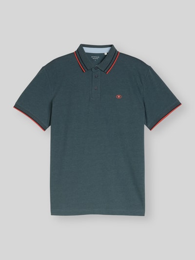 Tom Tailor Koszulka polo z czystej bawełny o kroju regular fit Morski 2