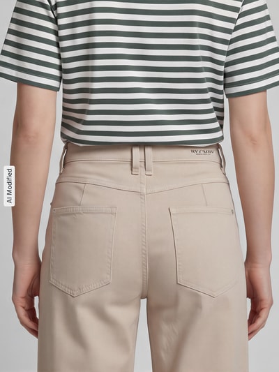 CAMBIO Regular Fit Barrel Jeans aus Baumwoll-Mix Modell 'ODELE' Beige 3