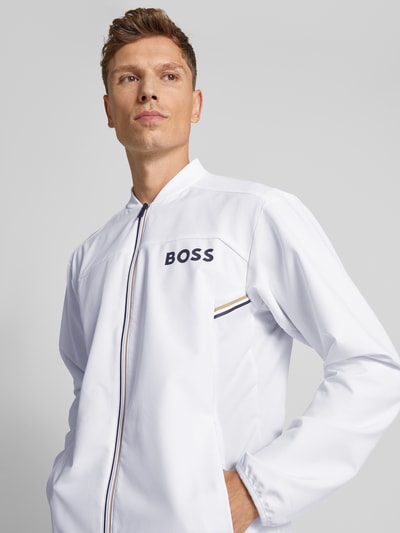 BOSS Green Trainingsanzug mit Label-Print Modell 'TRATTEO 2' Weiss 3