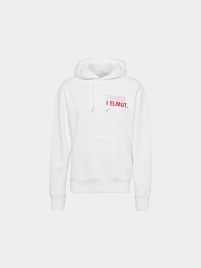 Helmut Lang Regular Fit Hoodie Weiss 2