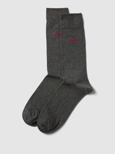 HUGO Socken im 2er-Pack Mittelgrau Melange 1