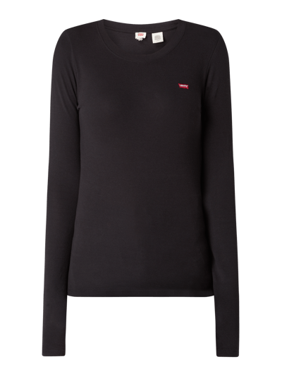 Levi's® Longsleeve mit Logo-Aufnäher  Black 2