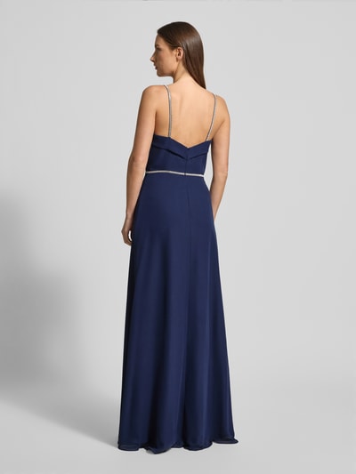 LUXUAR FASHION Sukienka wieczorowa z ozdobnymi kamieniami Ciemnoniebieski 5