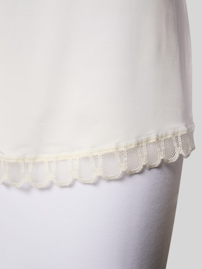 Mey Relaxed fit top van viscosemix, model 'Poetry' Offwhite - 2