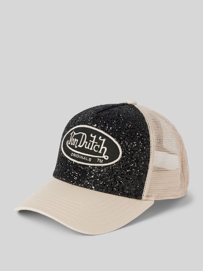 Von Dutch Trucker Cap mit Label-Patch Modell 'TRUCKER NEW YORK' Black 1