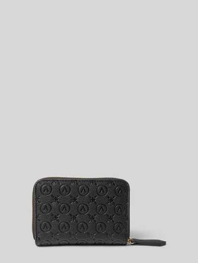 VALENTINO BAGS Portemonnee met all-over reliëflogo, model 'Samba' Zwart - 2