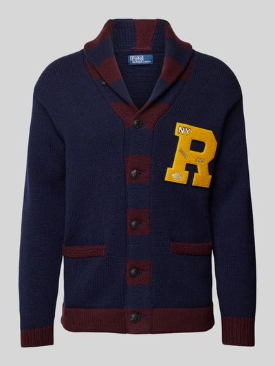 Polo Ralph Lauren Cardigan met platte kraag Marineblauw - 2