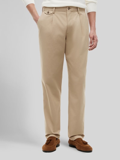 Tommy Hilfiger Tapered Fit Chino aus Baumwoll-Mix Modell 'Harlem' Beige 4