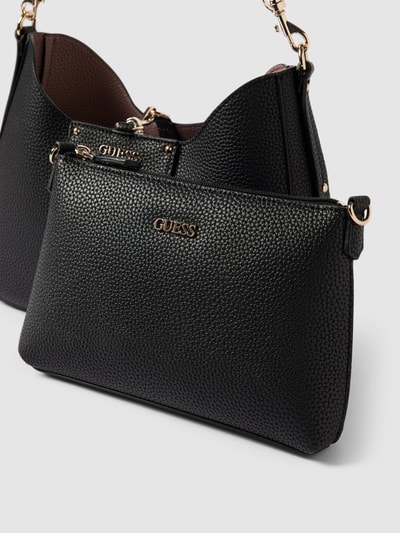 Guess Hobo Bag mit Label-Detail Modell 'BRENTON' Black 3