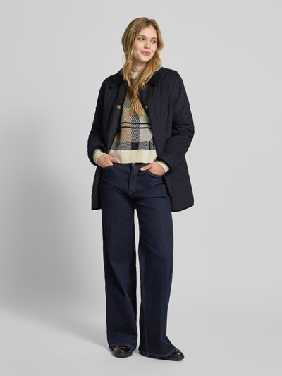 Barbour Cordjacke mit aufgesetzten Taschen Modell 'Cornelia' Marine 1