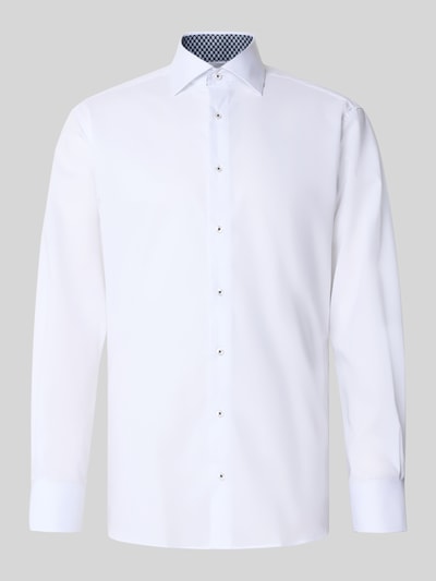 ETERNA Regular Fit Freizeithemd mit Kentkragen Modell 'Kent' Weiss 2