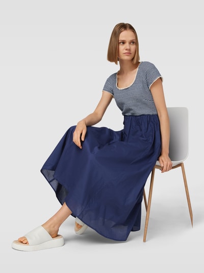 Weekend Max Mara Midikleid in Two-Tone-Machart Modell 'PAROLE' Blau 3