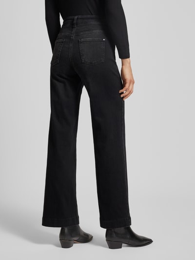 MAC Wide leg jeans in 5-pocketmodel, model 'Dream Wide Authentic' Zwart - 5