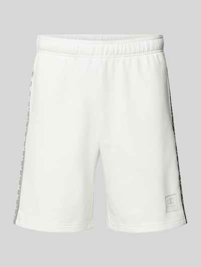 CHAMPION Tapered fit sweatshorts met labelprint Offwhite - 2