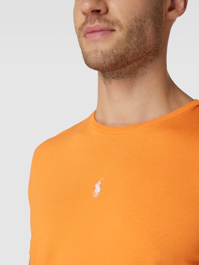 Polo Ralph Lauren T-shirt met labelstitching Oranje - 3