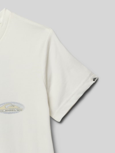 Quiksilver T-Shirt mit Label-Print Modell 'EVO' Weiss 2