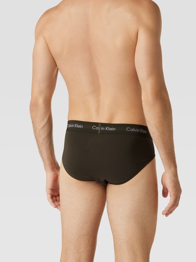 Calvin Klein Underwear Slip mit Logo-Bund im 3er-Pack Orange 4