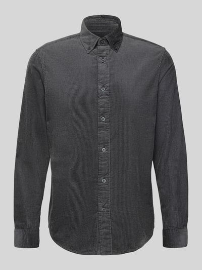 Marc O'Polo Regular fit vrijetijdsoverhemd van puur katoen Antraciet - 2