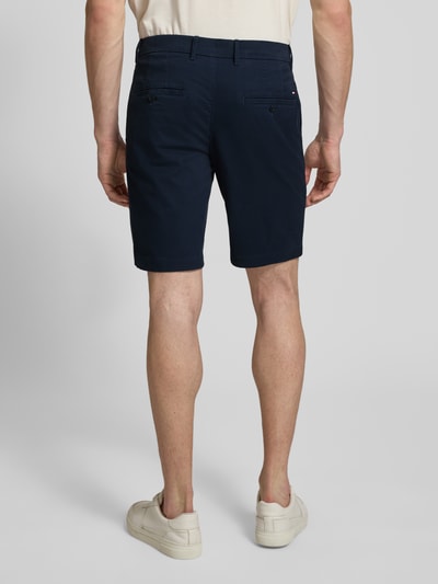 Tommy Hilfiger Bermudy o kroju regular fit z mieszanki bawełny Granatowy 5