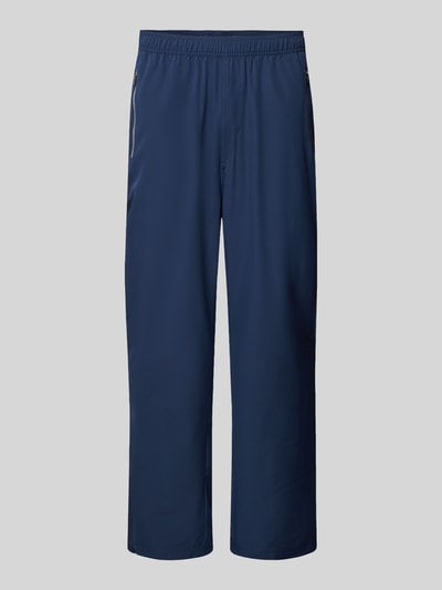 Joy Straight leg sweatpants met steekzakken Donkerblauw - 2