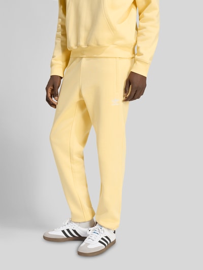 adidas Originals Trainingshose aus reiner Baumwolle Hellgelb 4