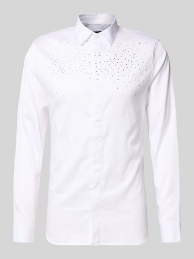 ARMANI EXCHANGE Regular fit vrijetijdsoverhemd met knoopsluiting, model 'CAMICIA' Wit - 2