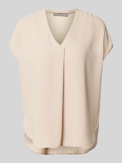 Christian Berg Woman Selection Blusenshirt mit V-Ausschnitt Sand 2