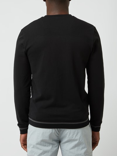 Guess Slim Fit Sweatshirt mit Logo Black 5