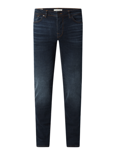 Selected Homme Slim Fit Jeans mit Stretch-Anteil Modell 'Leon' Jeansblau 2