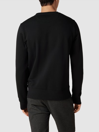 Gant Sweatshirt mit Label-Stitching Black 5