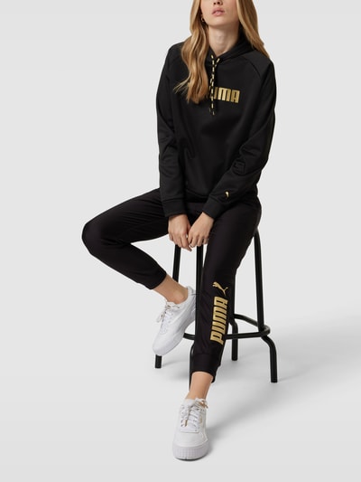 PUMA PERFORMANCE Leggings mit Logo-Print Black 1