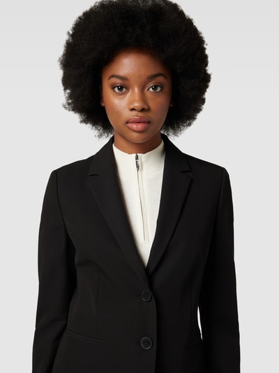 Jake*s Collection Blazer met viscose en paspelzakken Zwart - 3