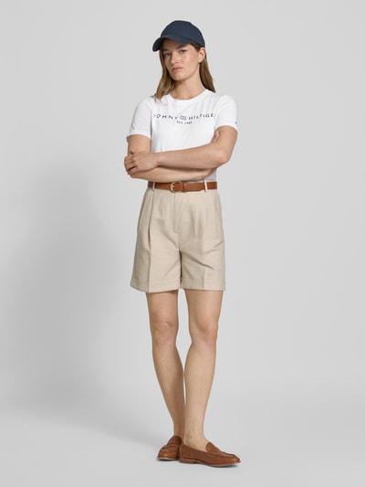 Tommy Hilfiger Regular fit T-shirt van puur katoen Wit - 1