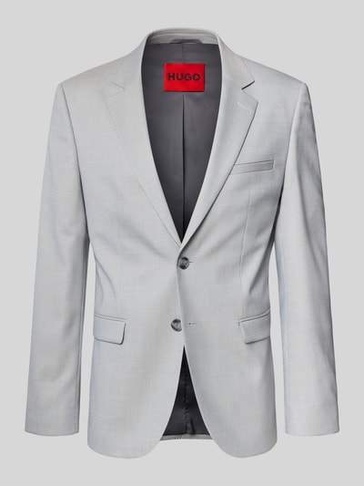 Produktfoto, Super Slim Fit Anzugsakko met wol-aandeel Model 'ARTI253X' van HUGO met all-over motief, reverskraag en 2-knoopsluiting.