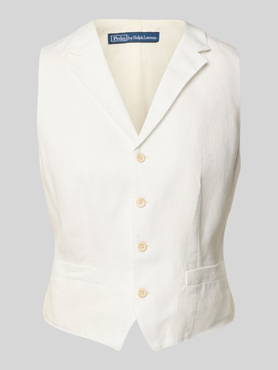 Polo Ralph Lauren Gilet met reverskraag, model 'PAULINE' Wit - 2