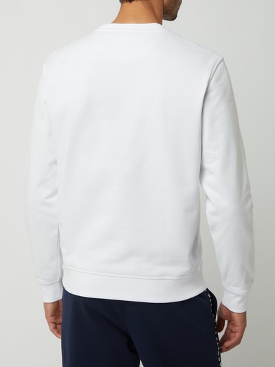 Lacoste Sweatshirt mit Logo Weiss 5