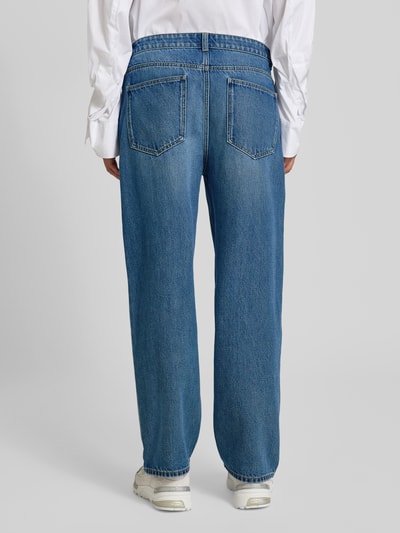 Jake*s Casual Straight Fit Jeans aus reiner Bio-Baumwolle im 5-Pocket-Design Jeansblau 5